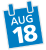 Aug 18 Date Icon