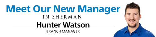 meet our new manager in sherman, hunter watson