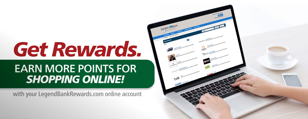 Get rewards-earn more points for shopping online