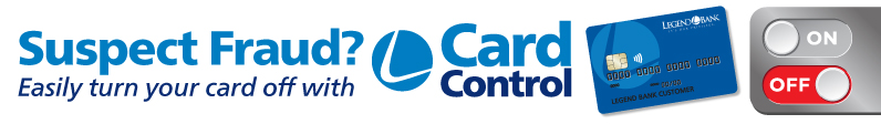 Suspect Fraud? Easily turn off your card with Card Control
