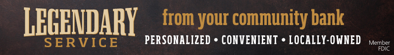 Legendary Service from your community bank
personalized, convenient, locally-owned